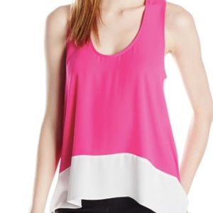BCBGMaxazria Allison Fuchsia/White Top